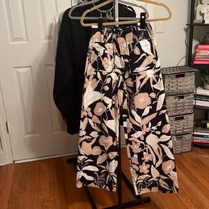 Anthropologie - Jo Faulkner - The Colette Cropped Wide Leg Pants